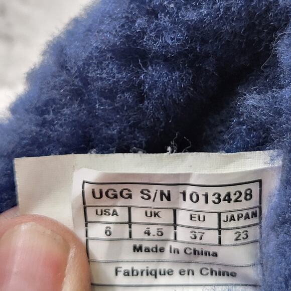 UGG Amie Wedge Boot navy blue bootie women's bootie SIZE 6 - Picture 7 of 7